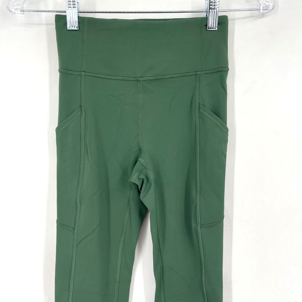 Lululemon Invigorate HR Tight 25" Smoked Spruce Size 2 - Picture 4 of 9